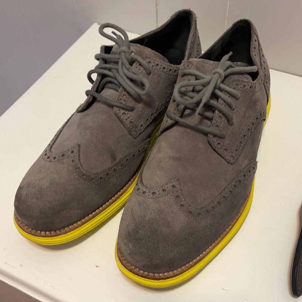 Cole Haan Men Grey dress shoes